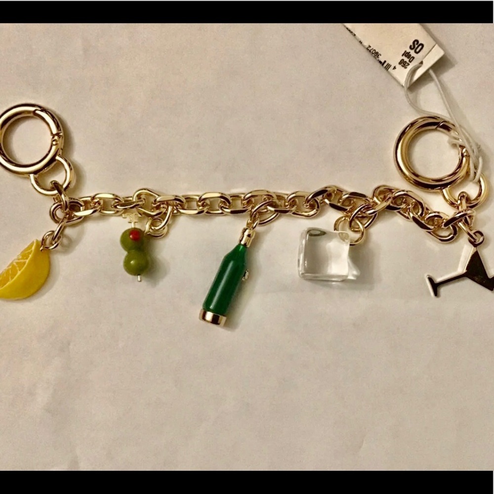 Tory Burch Martini charm bracelet